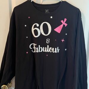 Gildan Black & Pink Long Sleeve Kids Tee